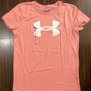 Under Armour Size Medium Pink Shirt